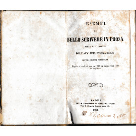 Esempi di bello scrivere in prosaLibrisaggi