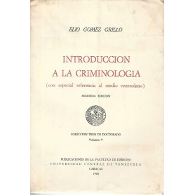 Intriduccion a la criminologia