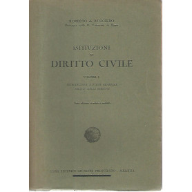 Istituzioni di diritto civile. Volumi 1-2