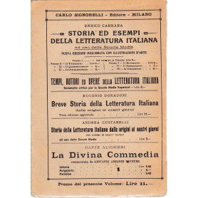 Storia ed esempi della letteratura italiana. L'Ottocento vol. VII°