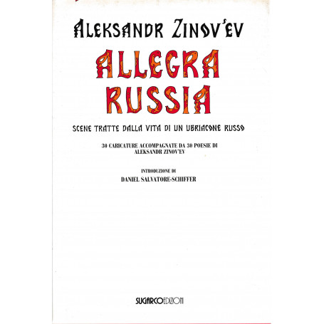 Allegra Russia. Scene tratte dalla vita di un ubriacone russo. Bilingue Russo-Italiano