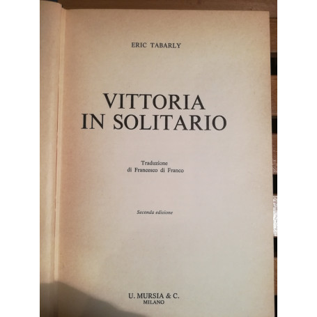 Vittoria in solitario.