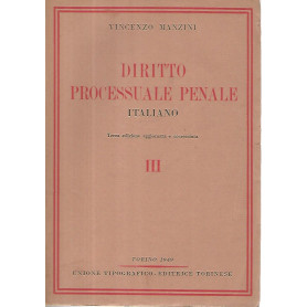 Dirotto processuale penale italiano. Volumi 1-2-3-4