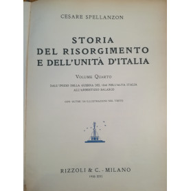 Storia del Risorgimento e dell'Unità  d'Italia. IV. Dall'inizio della guerra del 1848 all'armistizio Salasco.