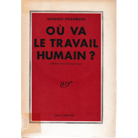 Où va le travail humain?