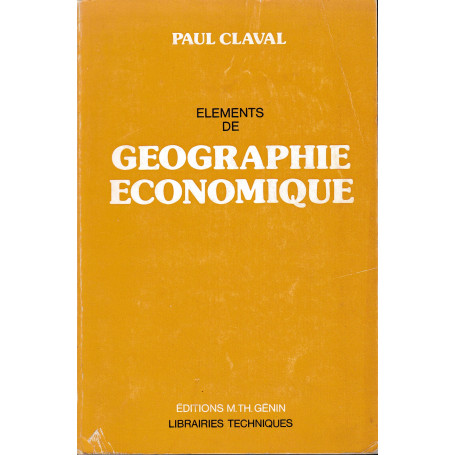 Elements de Geographie Economique