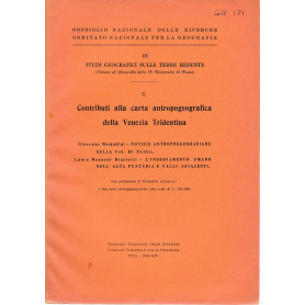 Contributi alla carta antrpogeografica della Venezia Tridentina vol. 2