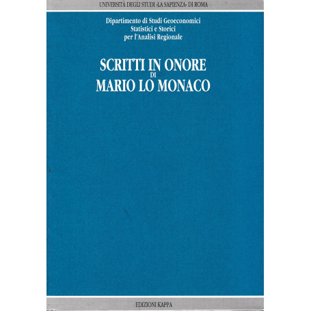 Scritti in onore di Mario Lo Monaco