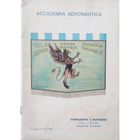 Accademia Aeronautica. Giuramento e Battesimo