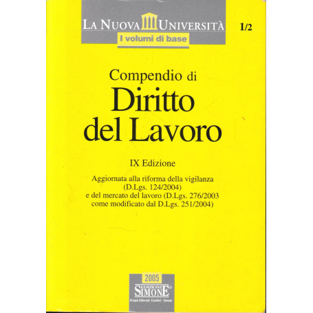 Compendio di Diritto del Lavoro