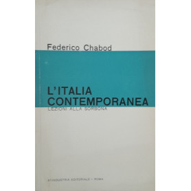 L'italia contemporanea (lezioni alla Sorbona)