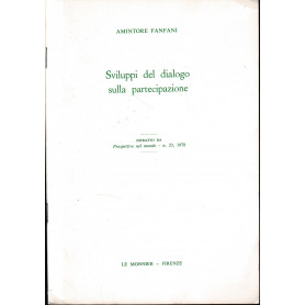 Sviluppi del dialogo sulla partecipazione. Estratto da: Prospettive nel mondo - n. 23