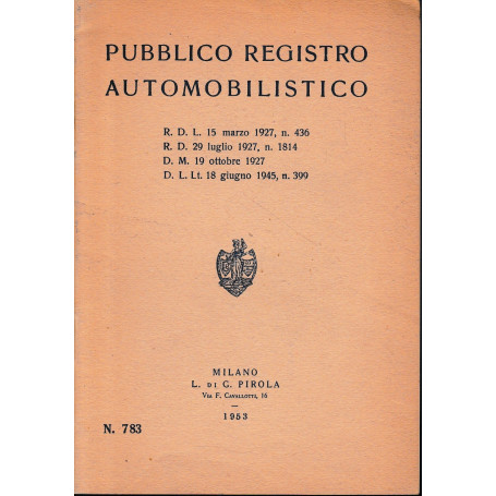 Pubblico Registro Automobilistico