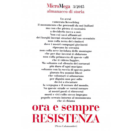 Almanacco di storia (3/2015) ora e sempre resistenza.