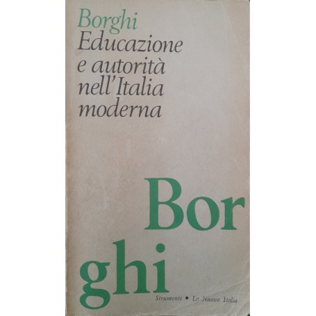 Educazione e autorità nell'Italia moderna