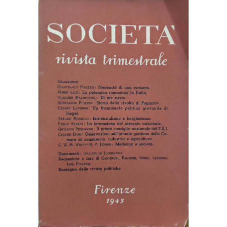 Società. N.3 (1945)