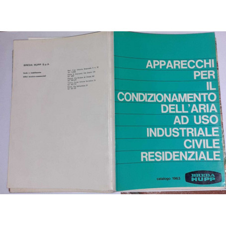 Apparecchi per il condizionamento dell'aria ad uso industriale civile residenziale