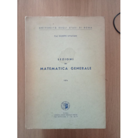 Lezioni di matematica generale