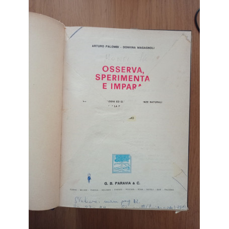 Osserva  sperimenta impara