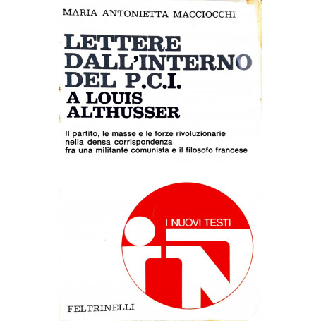 Lettere dall'interno del PCI  a Louis Althusser