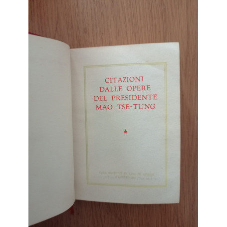 Citazioni dalle opere del presidente Mao Tse Tung