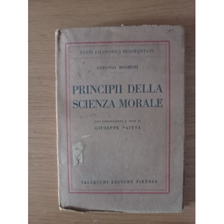 Principii della scienza morale
