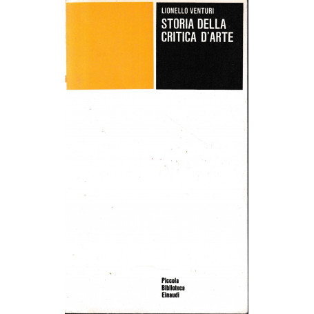 Storia delle critica d'arte