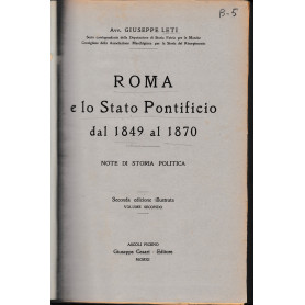 ROMA e lo Stato Pontificio dal 1849 al 1870