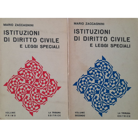 Istituzioni di diritto civile e leggi speciali (due volumi)