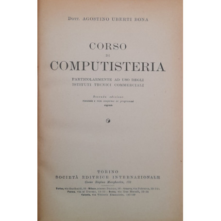 Corso di computisteria