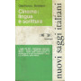 Cinema: lingua e scrittura