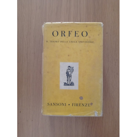 Orfeo il tesoro della lirica universale interpretato in versi italiani