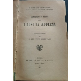 Compendio di storia della filosofia moderna