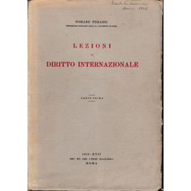 Lezioni di Diritto Internazionale. Parte prima.