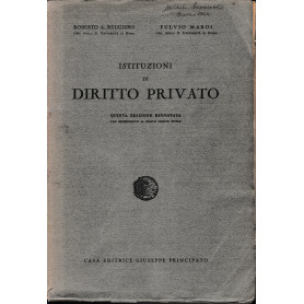 Istituzioni di Diritto Privato