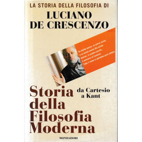 Storia della Filosofia Moderna  da Cartesio a Kant
