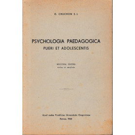 Psychologia Paedagogica. Pueri et adolescentis