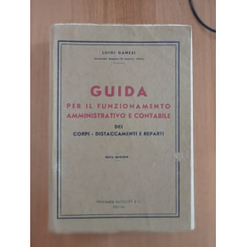 Guida per il funzionamento amministrativo e contabile dei corpi - distaccamenti e reparti