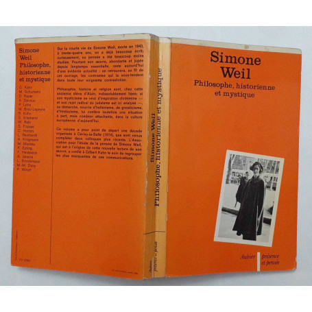 Simone Weil. Philosophe  historienne et mystique
