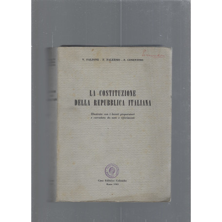 La Costituzione della Repubblica italiana
