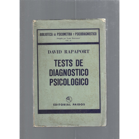 Tests de diagnostico psicologico