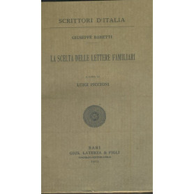 La scelta delle lettere familiari