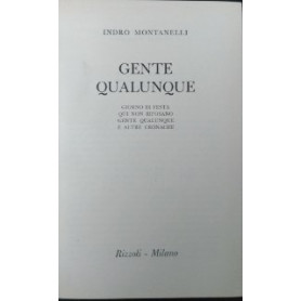 Gente qualunque. Giorno di festa  qui non riposano  gente qualunque e altre cronacheLibrisaggi