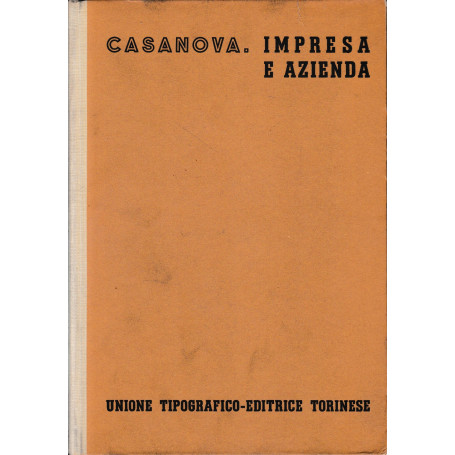 Impresa e azienda (le imprese commerciali) vol. 10  tomo 1  fasc. 1.