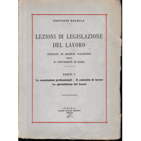 Lezioni di legislazione del lavoro