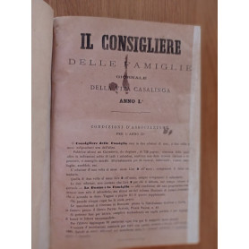 Il consigliere delle famiglie giornale della vita casalinga ANNO ILibrisaggi