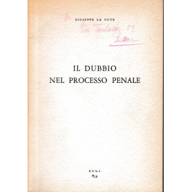 Il dubbio nel processo penale