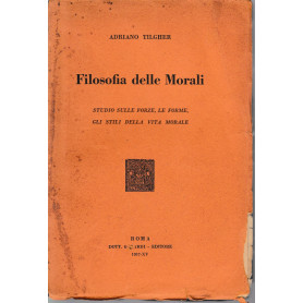 Filosofia delle Morali