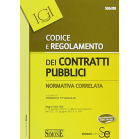 Codice e regolamento dei contratti pubblici. Normativa correlata