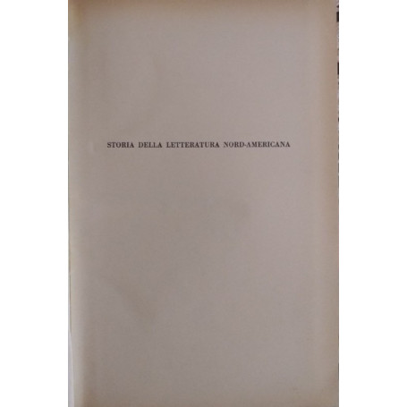 Storia della letteratura Nord-Americana